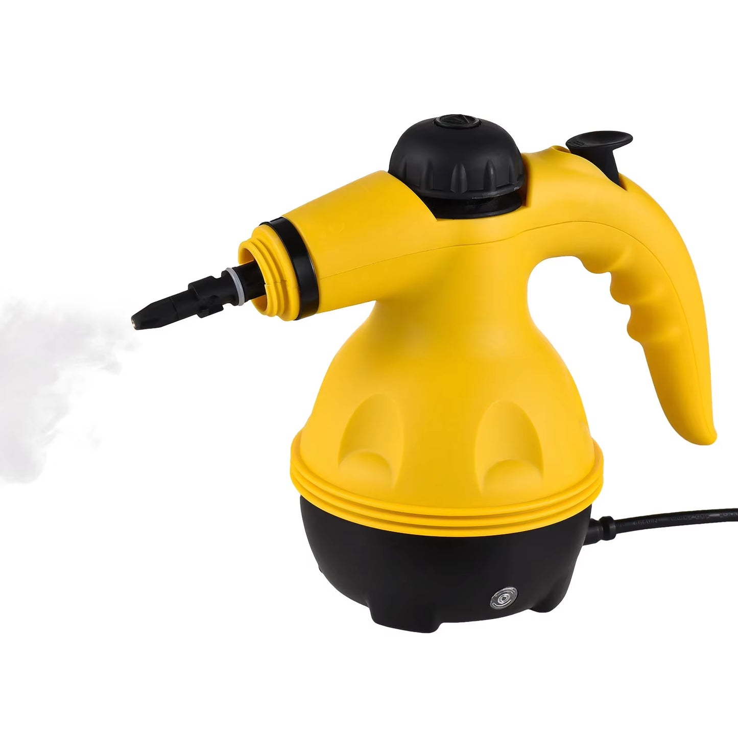 1500W Handheld Steam Cleaner Multifunctional High-Temperature Cleaning Machine with Yellow Switch Single Gear Household Kitchen